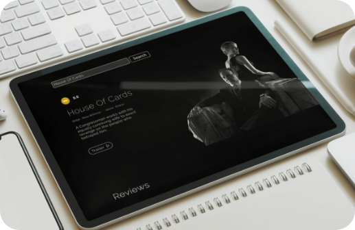 Movie Streaming Website UI
