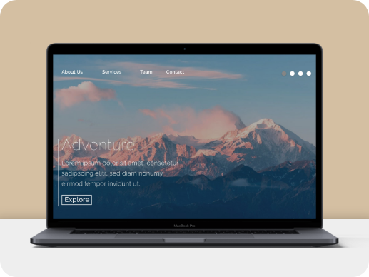 Travel Website UI Design
